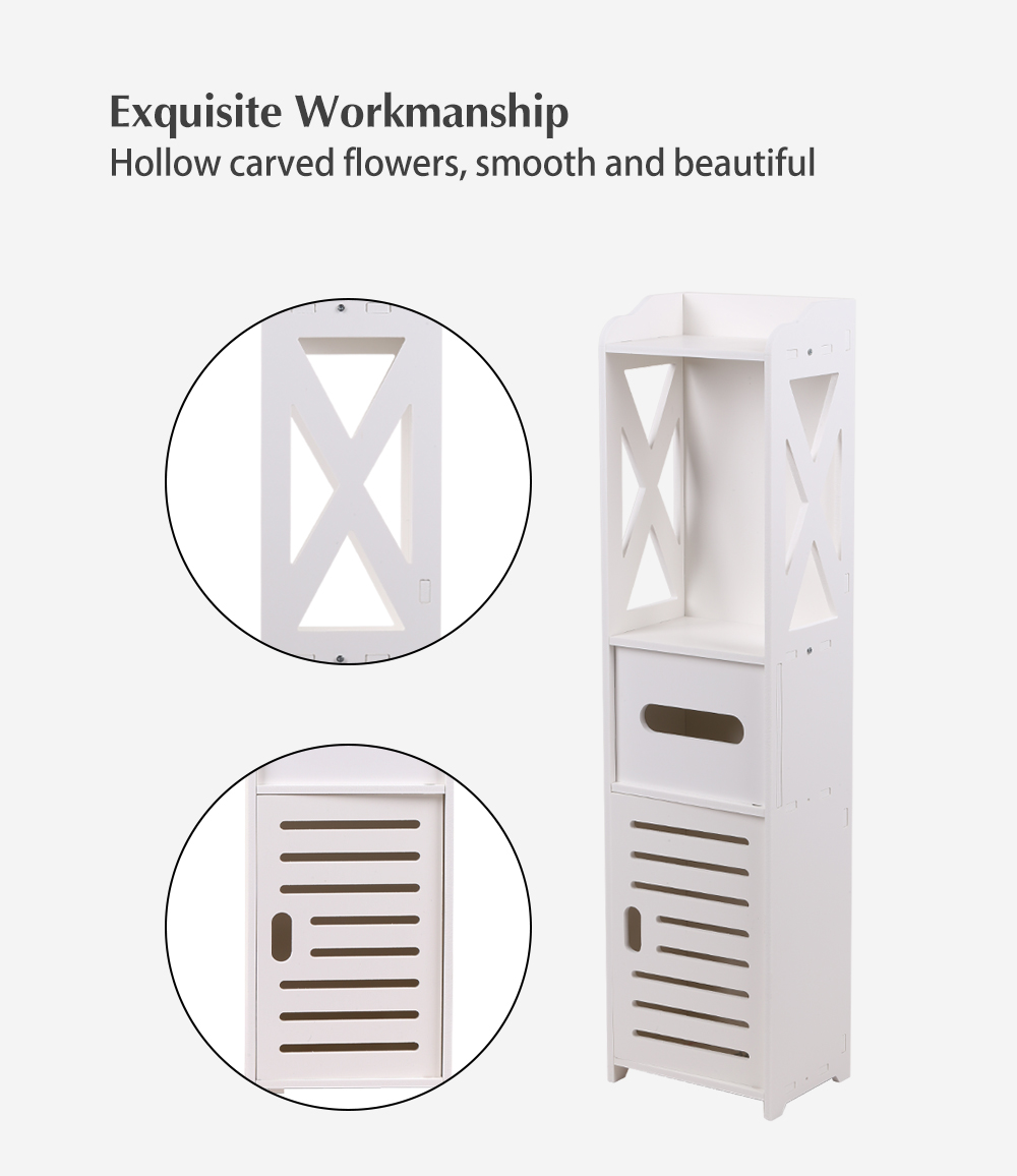 Bathroom Storage Organizer Standing Floor Cabinet