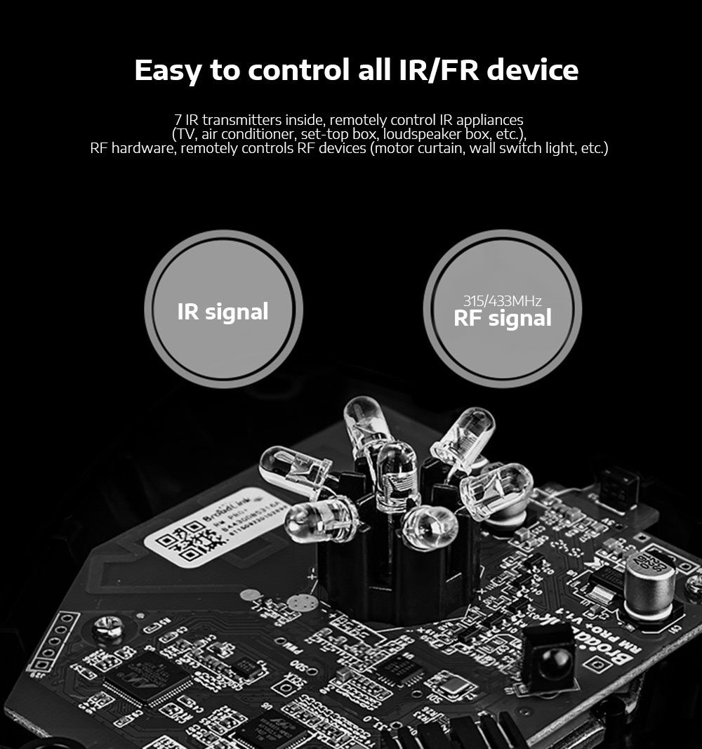 Broadlink RM Pro + WiFi / IR / RF Smart Remote Controller Timing Function