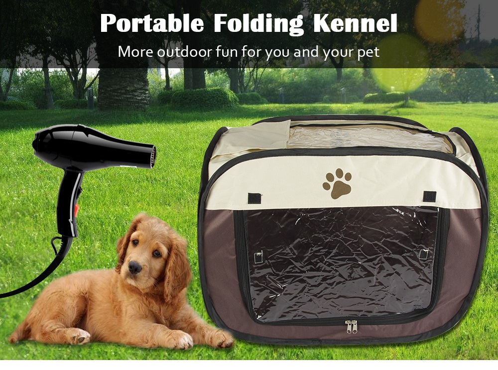 Pet Dog Playpen Cage Crate Portable Folding Exercise Kennel