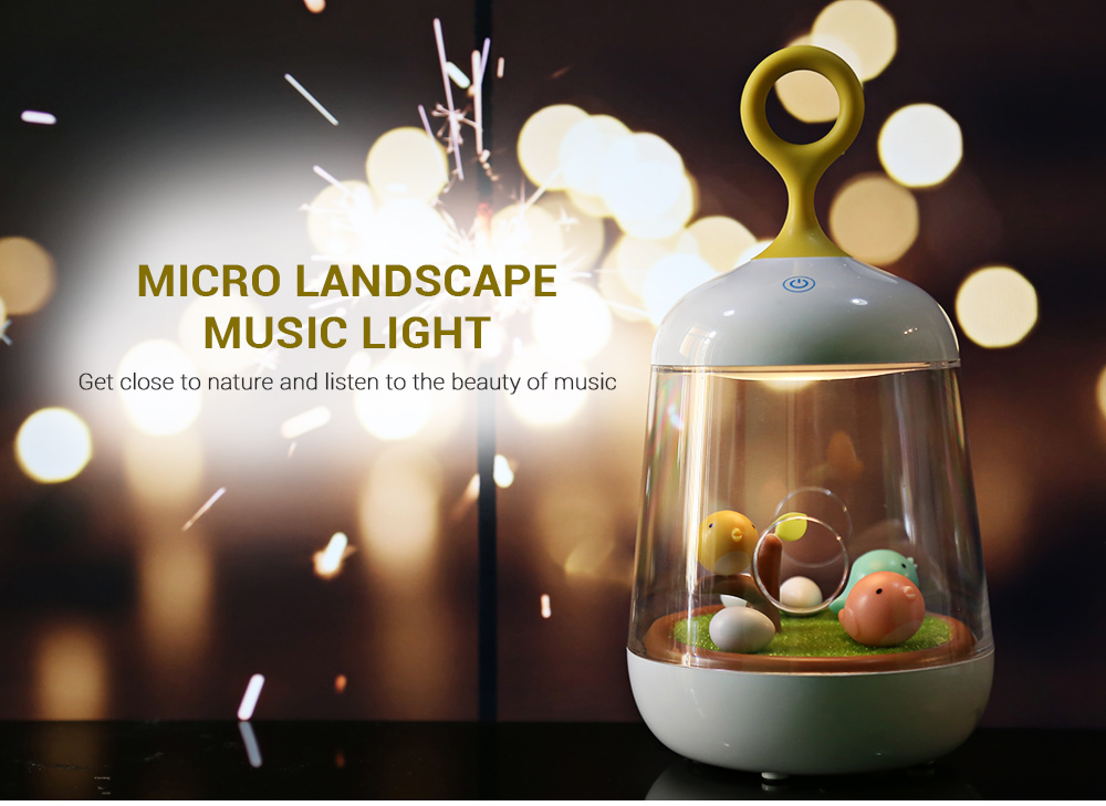 Micro Landscape Music Box LED Night Light