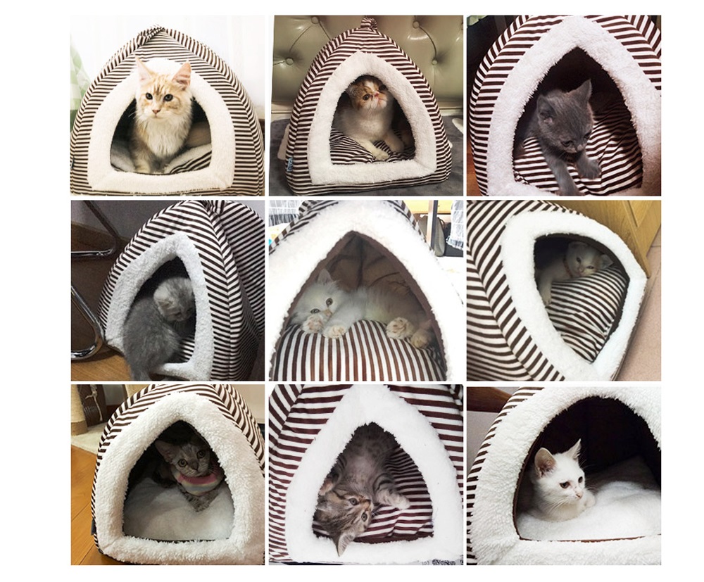 Warm Folding Storage Teddy Yurt Pet House