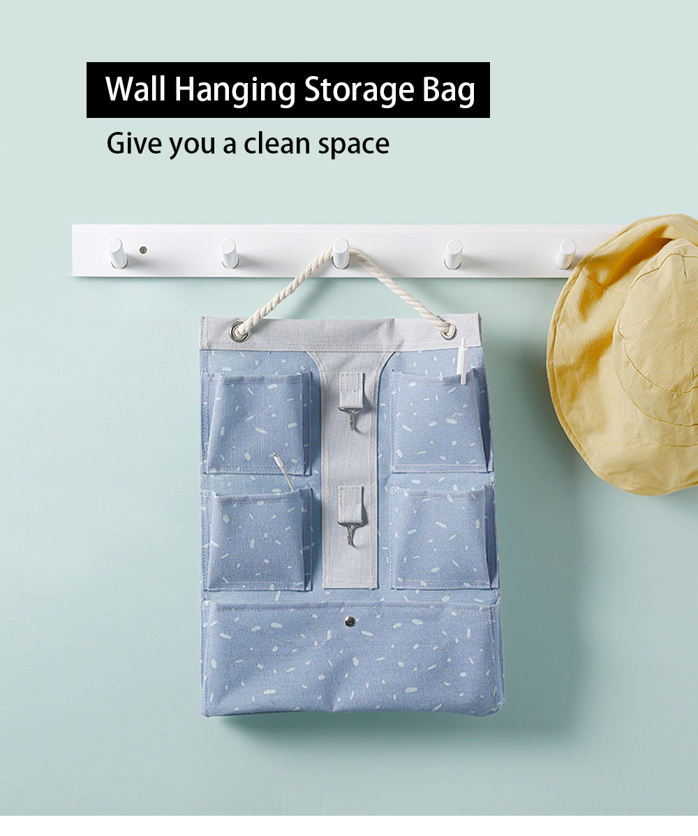 Wall Door Closet Hanging Linen Storage Bag