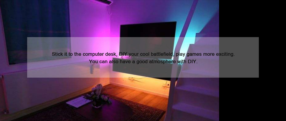 Yeelight YLDD04YL Wireless WiFi APP Control 2m LED Smart Strip Light with Extended Cable for Decoration 220V