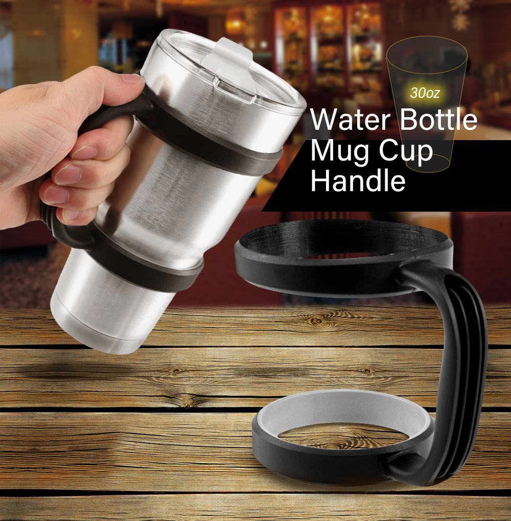 Portable 30oz Water Bottle Mug Cup Handle