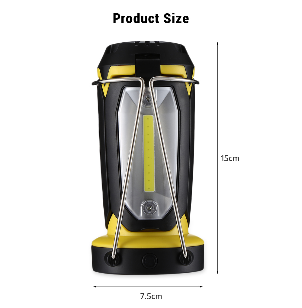 Multi-function Foldable Working Light Rechargeable Camping Lamp