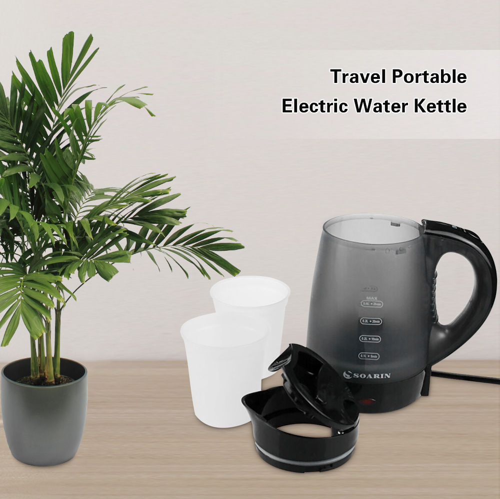 Soarin Travel Portable Mini Power Electric Water Kettle