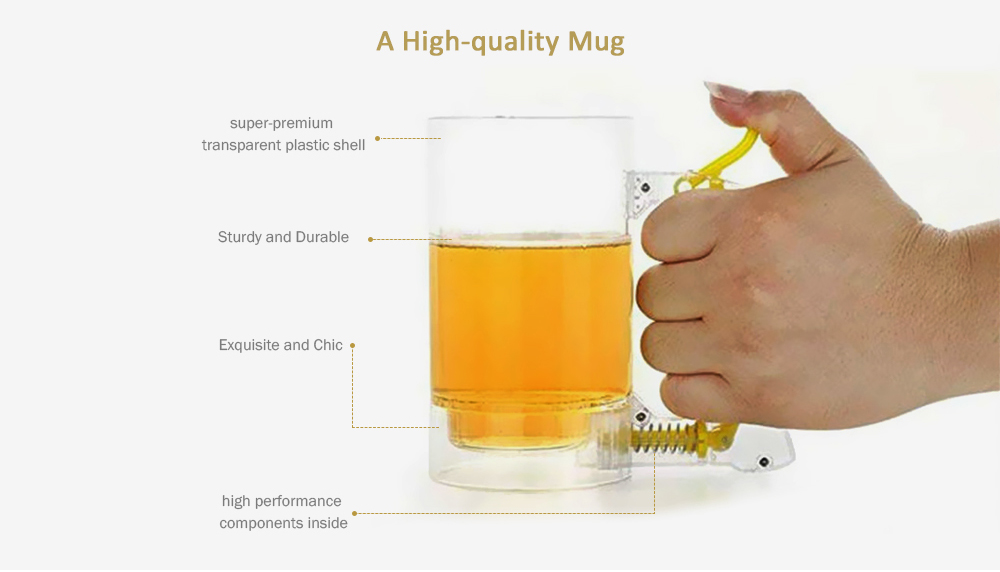 Creative Bubble Foaming Beer Mug for Bar Atmosphere Party