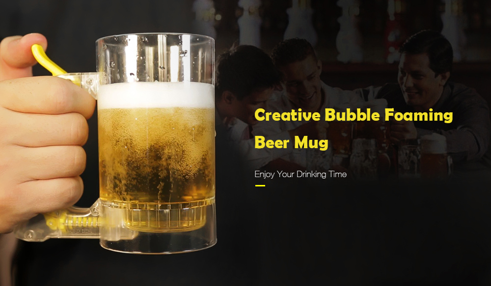 Creative Bubble Foaming Beer Mug for Bar Atmosphere Party