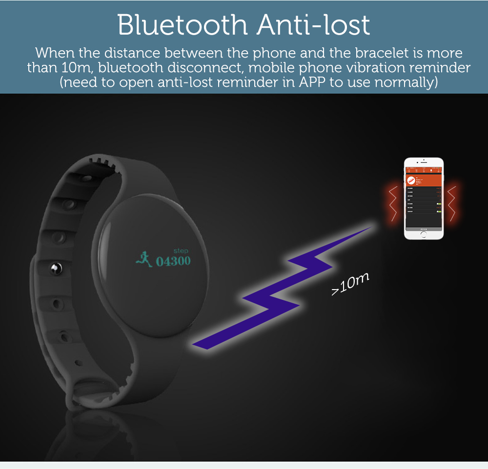 Smart H8 Bluetooth Pedometer Bracelet Wristband Watch Activity Fitness Tracker