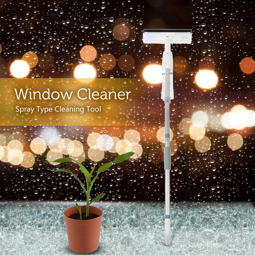 Spray Type Bilateral Cleaning Window Cleaner Sweeper
