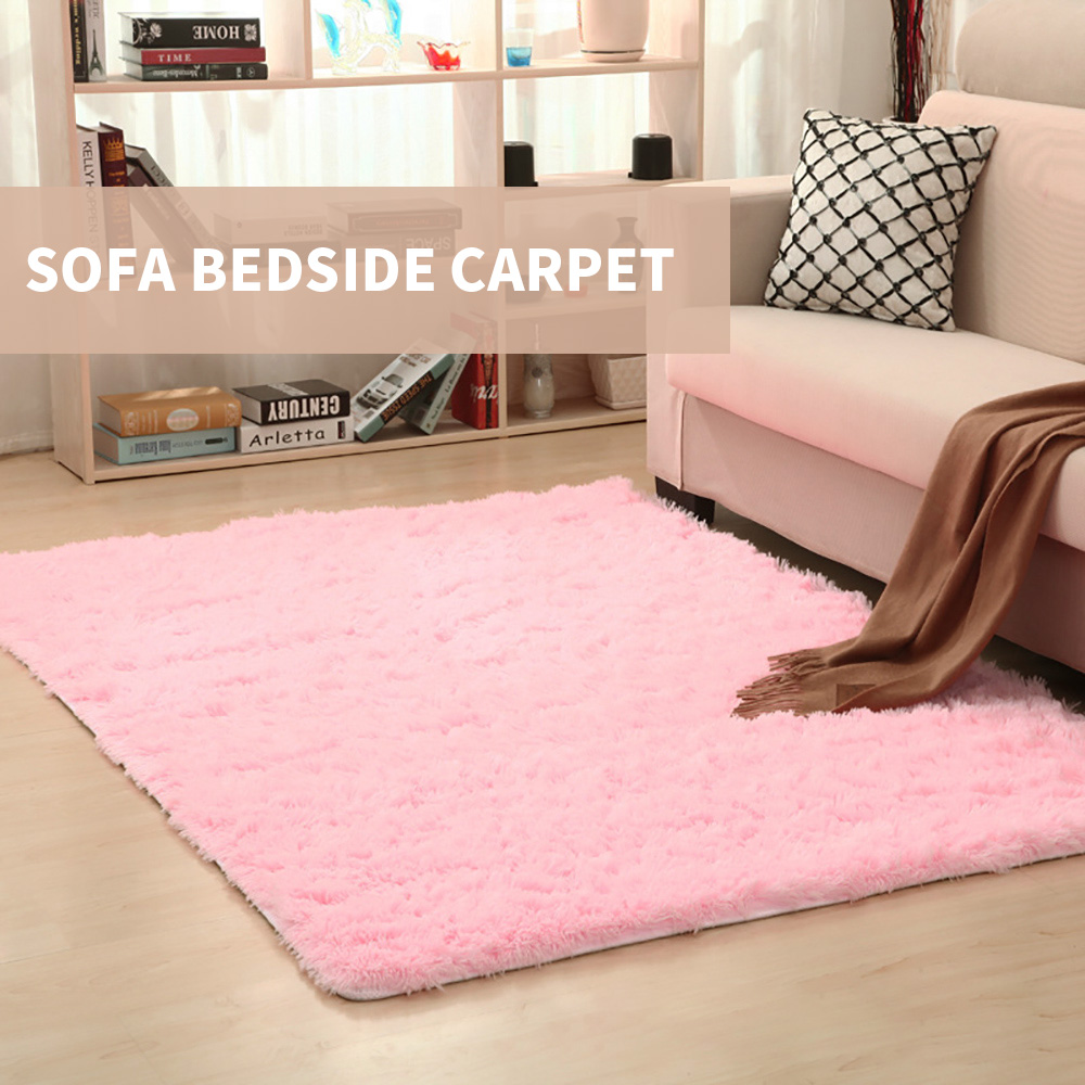 Rectangular Sofa Bedside Carpet Anti-slip Floor Mat