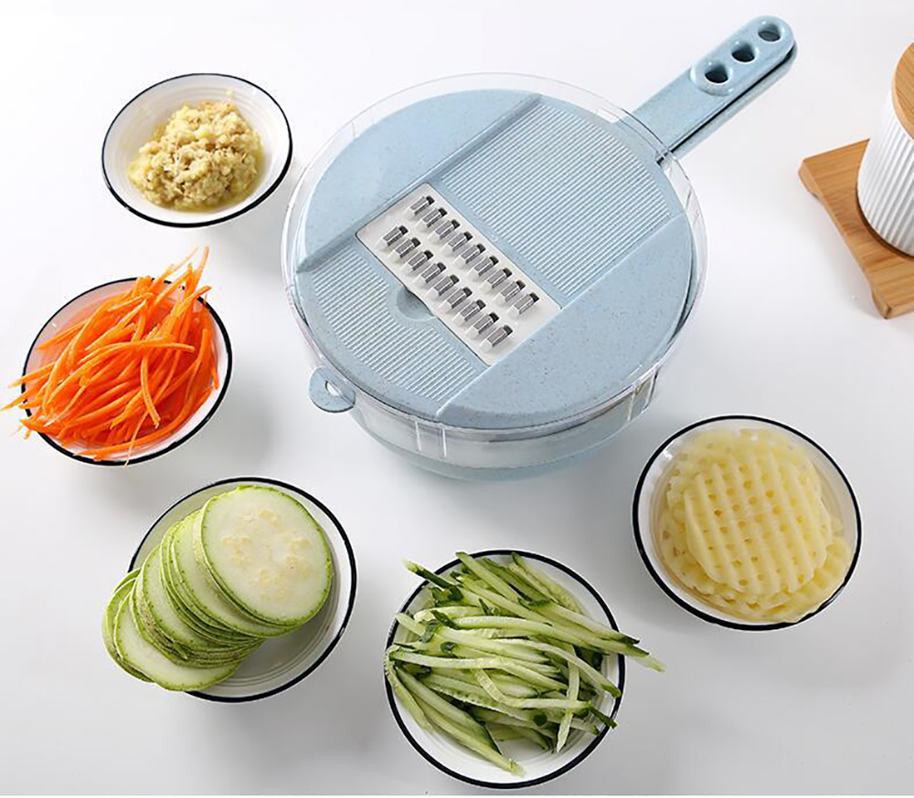 Round Vegetable Slicer Grater Potato Peeler Manual Kitchen Tool