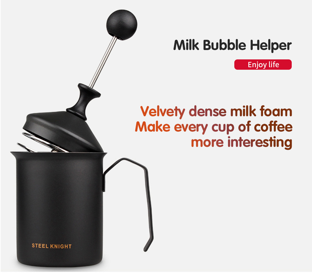 Manual Control Stainless Steel Milk Bubble Device
