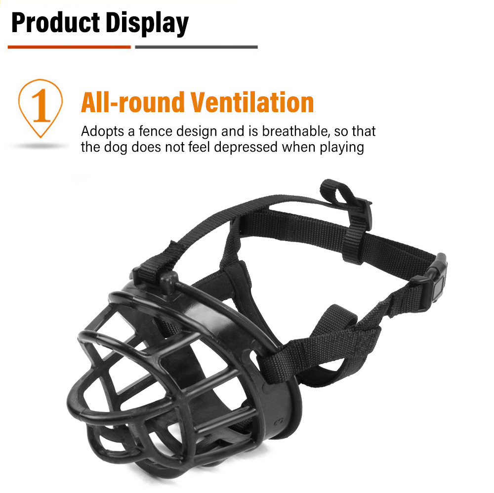 Adjustable Compression Anti-bite Silicone Cover Pet Supplies Dog Mouth Cover