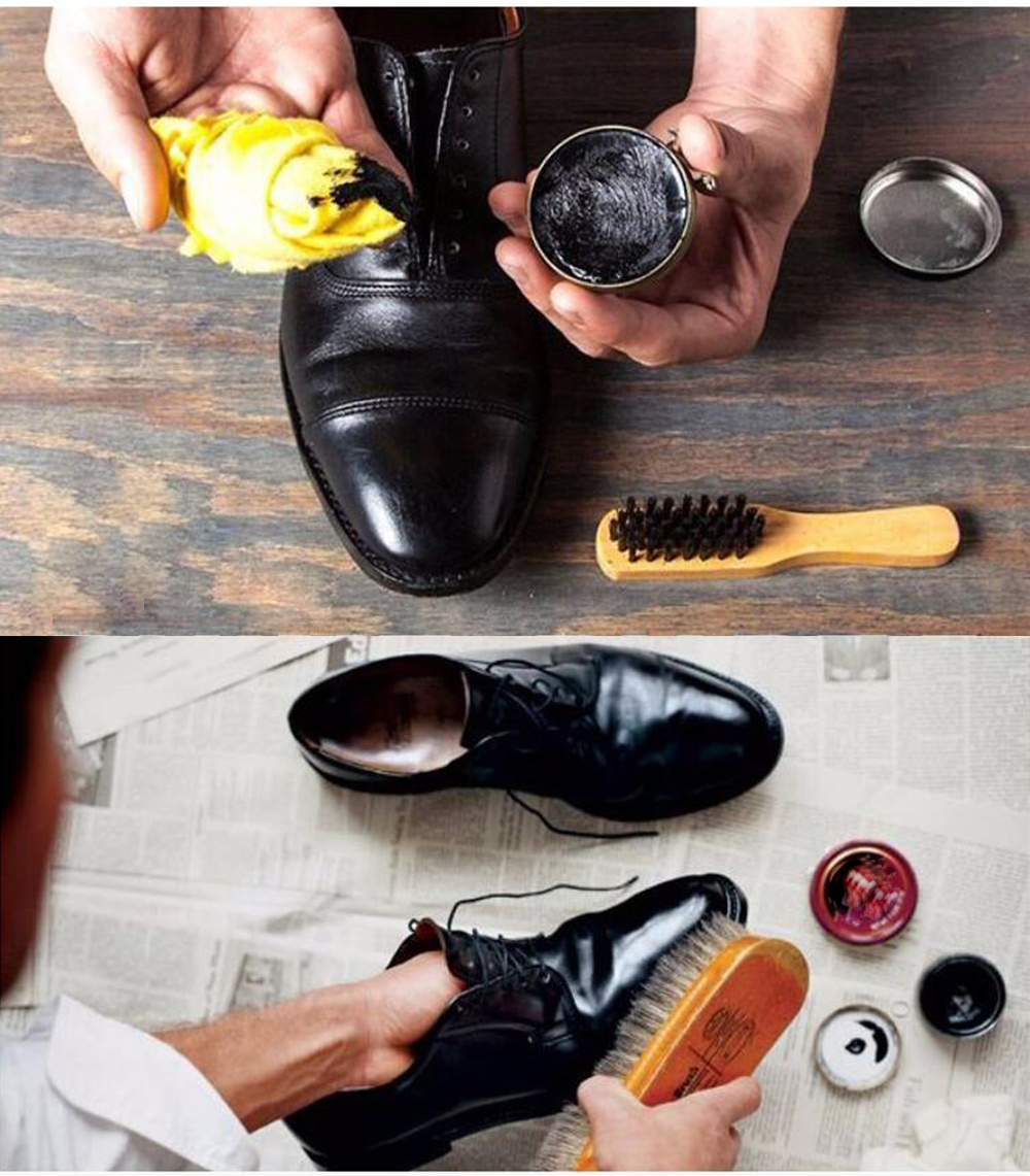 Portable Electric Shoe Polisher Cleaner with 4 Brush Heads