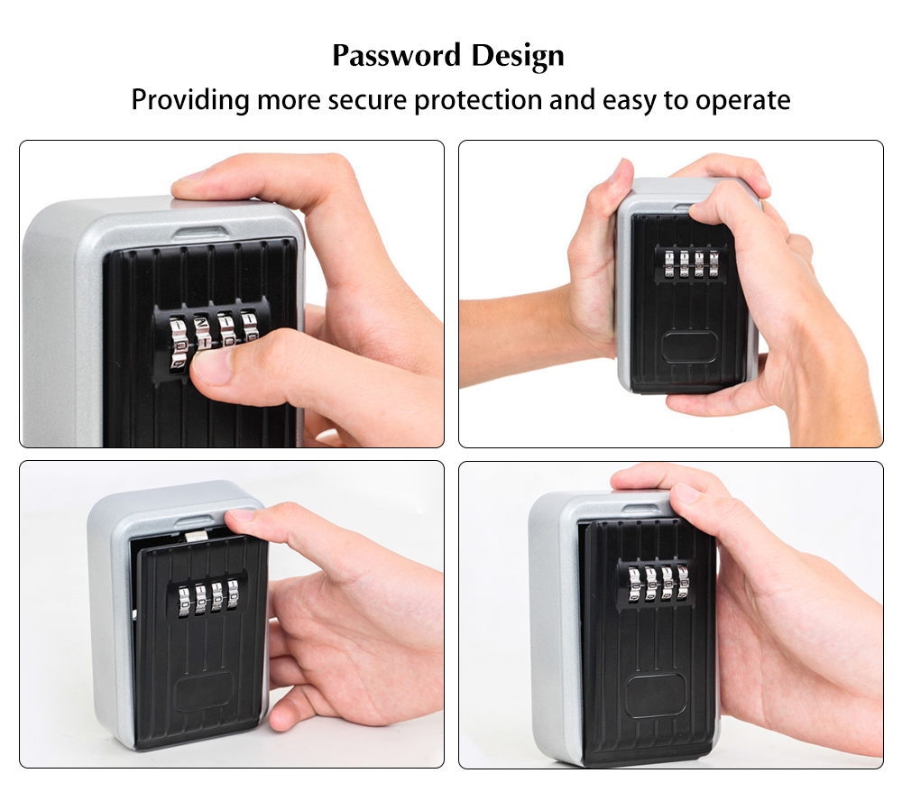 Wall-mounted Safe Password Key Storage Box