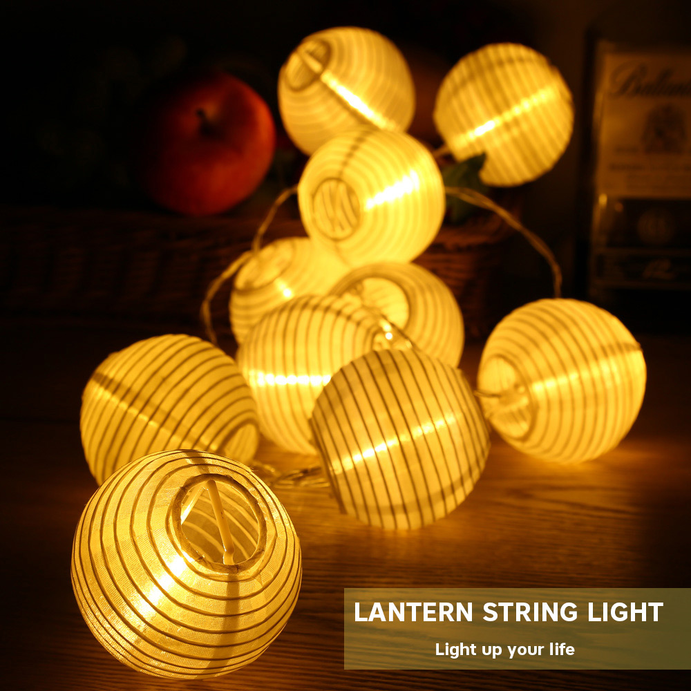 3M 30 LEDs Lantern Light String Lamp for Home Party Festival