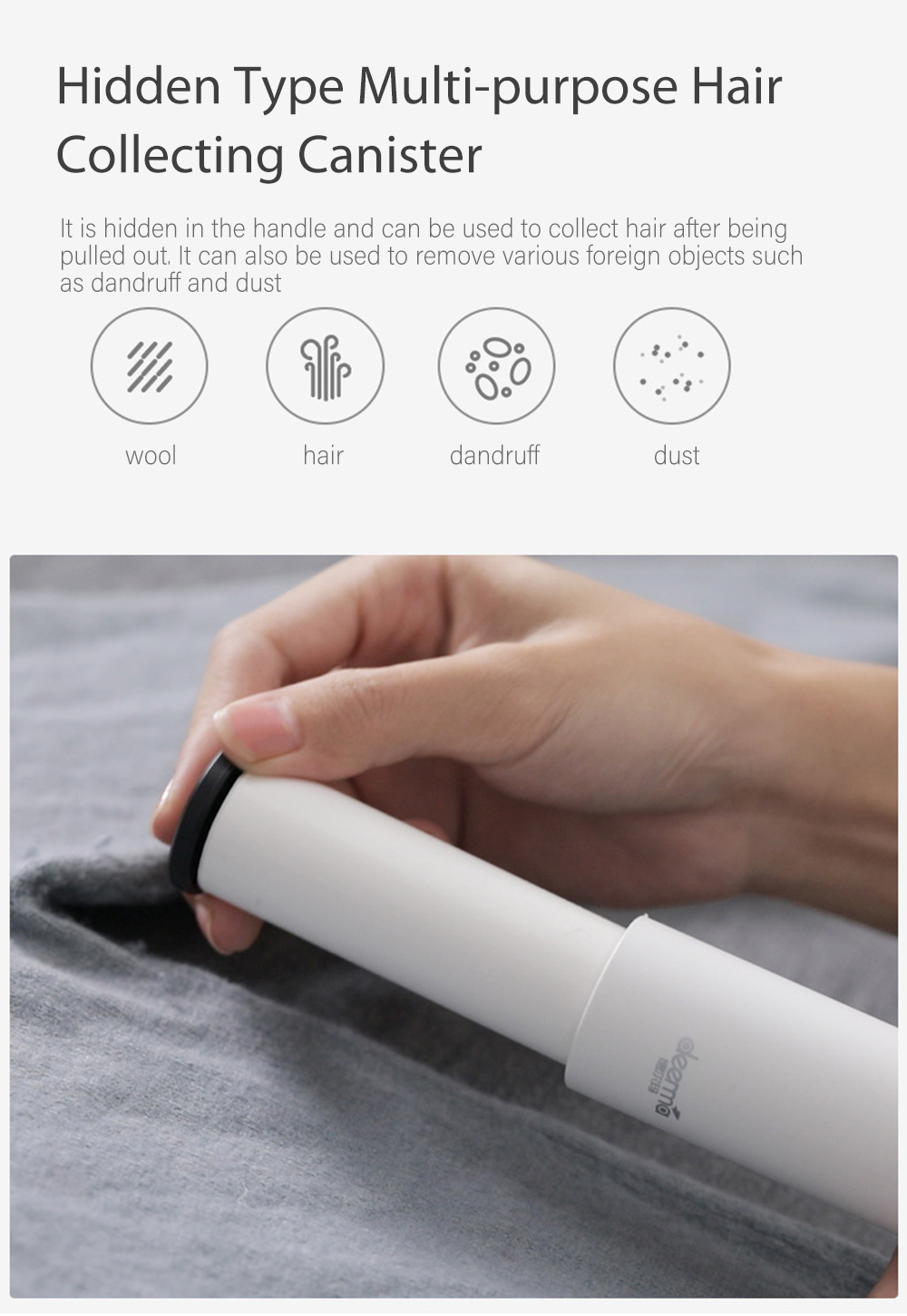 Deerma Electric Lint Remover Portable Hair Ball Trimmer