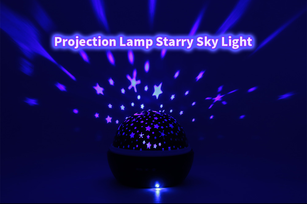 Rotating Stars Projection Lamp Starry Sky Light