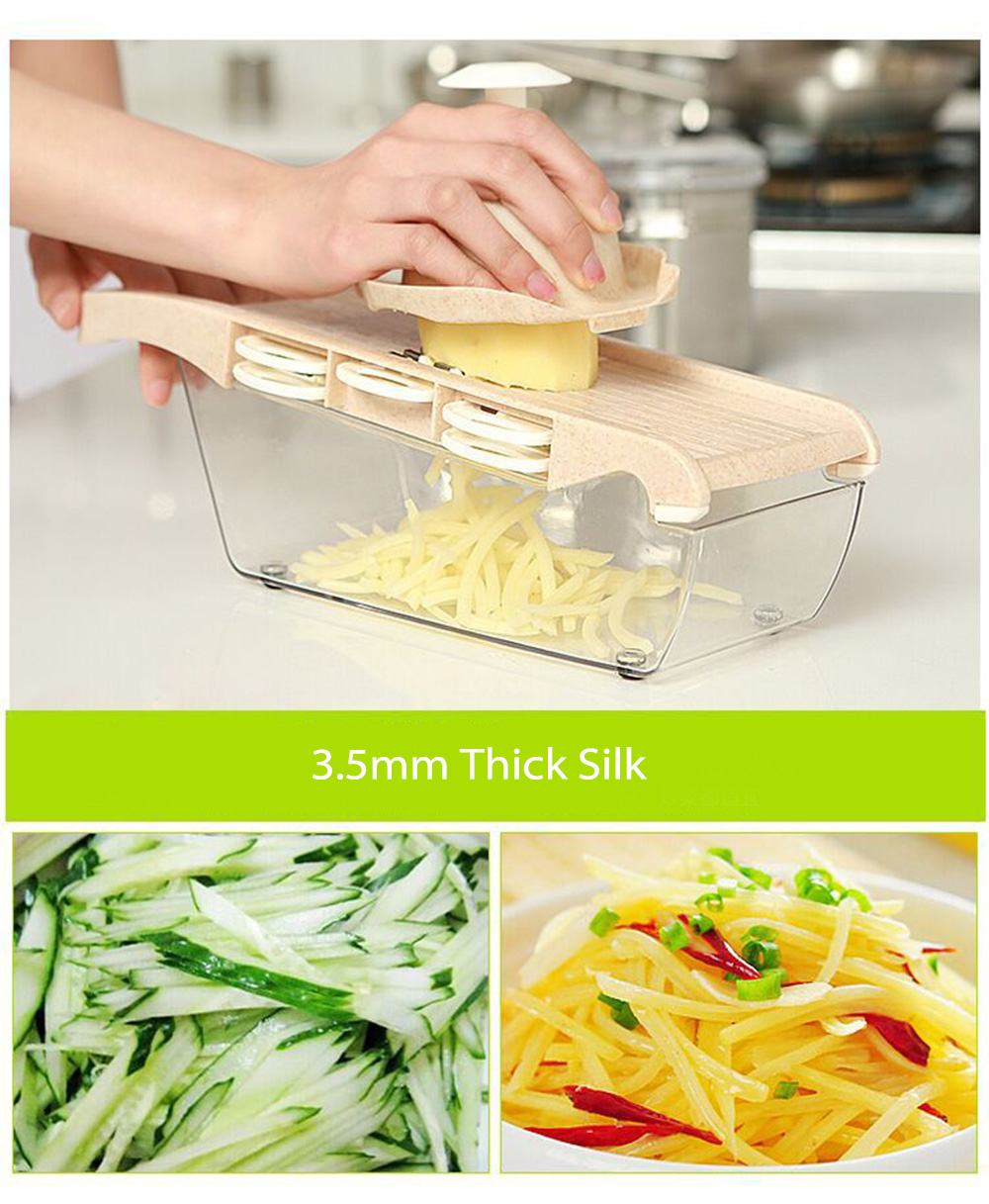 Kitchen Gadgets Multi-function Vegetable Chopper Slicer Potato Cutter