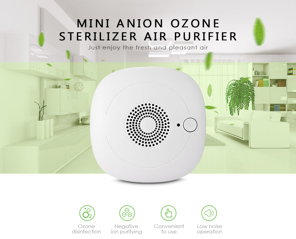 NBO - XD01 Portable Household Anion Ozone Sterilizer Air Purifier Machine