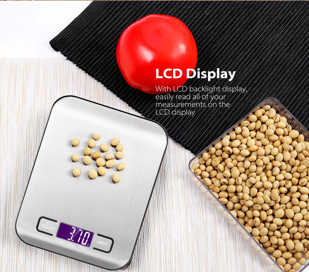 Stainless Steel Digital Kitchen Multifunction Food Scale