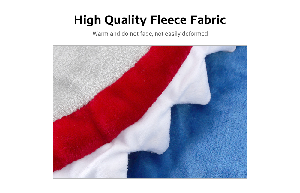 Soft Fleece Cute Tail Shape Blanket Sleeping Bag