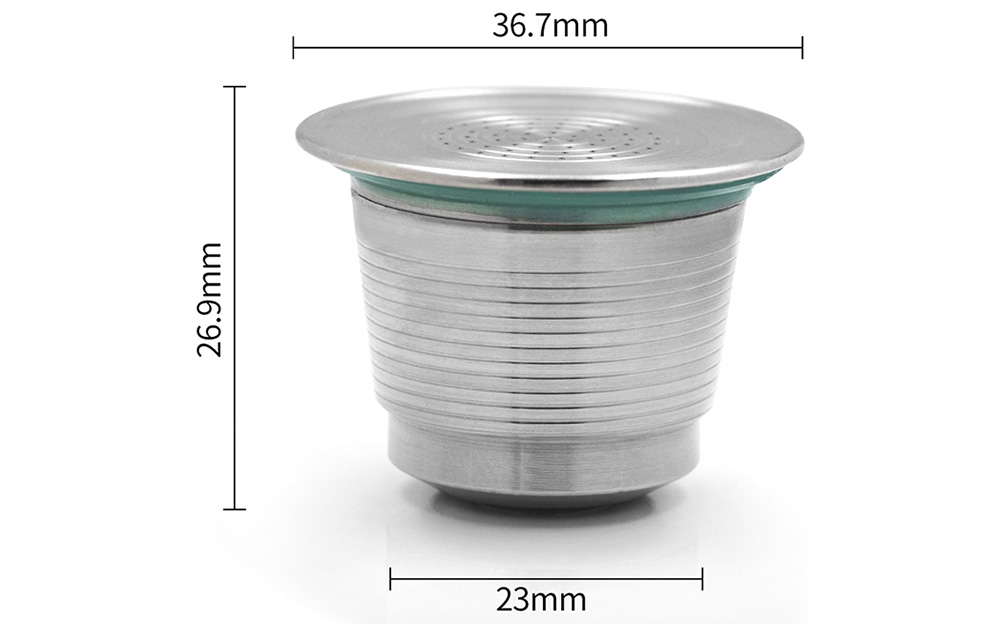 Stainless Steel Coffee Filter Filled Coffee Capsule Shell Recycled Filter