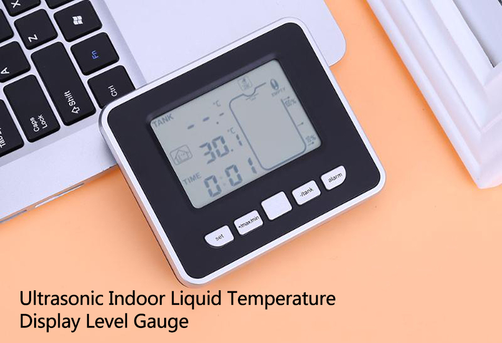 TS - FT002 Ultrasonic Indoor Liquid Temperature Display Level Gauge