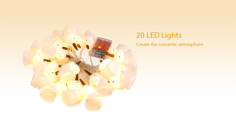 3M 20 LEDs Unicorn Light String Lamp for Home Party Festival