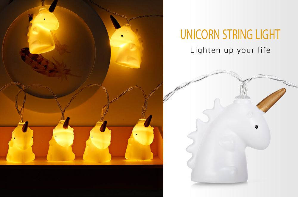 3M 20 LEDs Unicorn Light String Lamp for Home Party Festival
