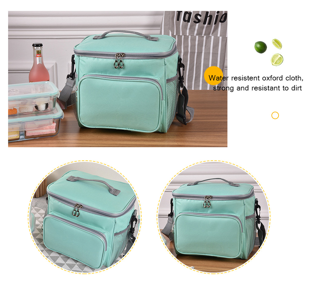 Insulated Lunch Box Bag with Oxford Cloth