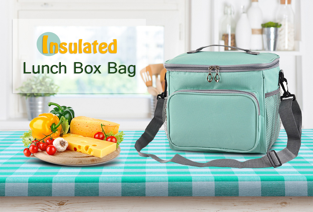 Insulated Lunch Box Bag with Oxford Cloth