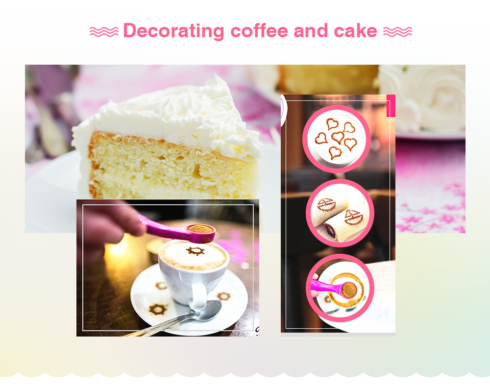Electric Coffee Milk Tea Spoon Decorating Cake Tool