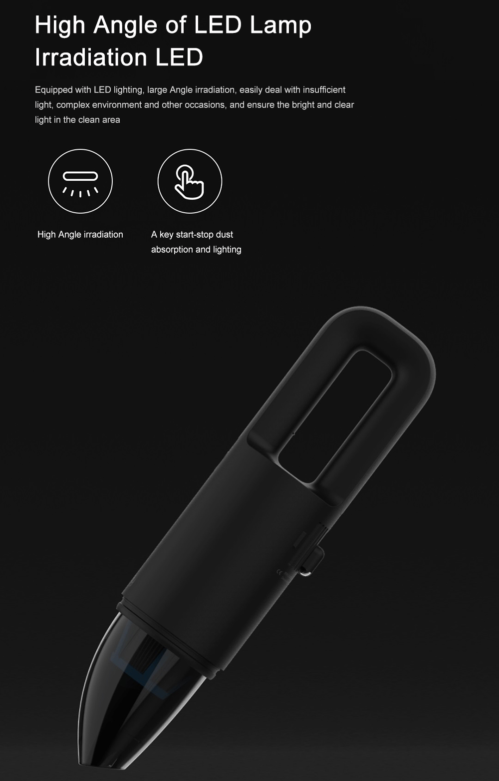 Cleanfly - FVQ Portable Wireless Handheld Vacuum Cleaner with Car Charger from Xiaomi Youpin
