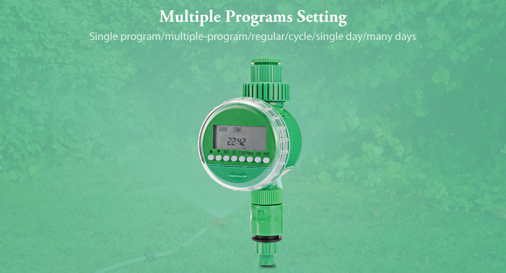Automatic Intelligent Watering Timer Irrigation Controller with LCD Display