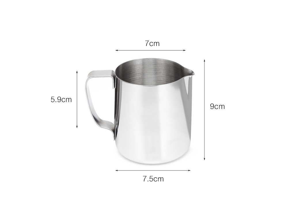 Stainless Steel Metal Beak Milk Foam Fancy Coffee Cup