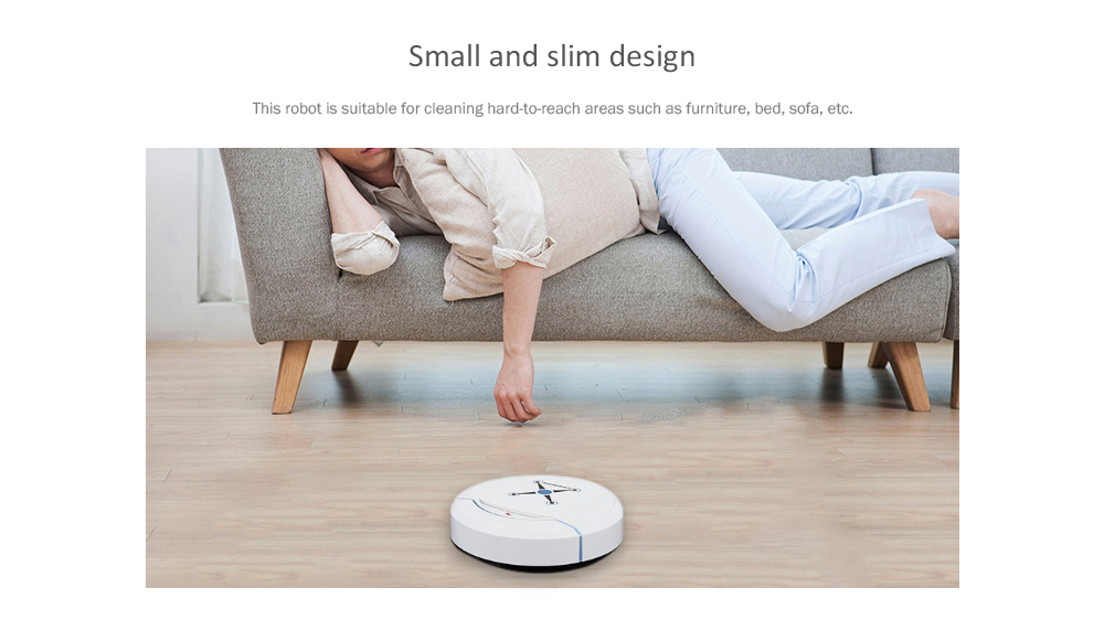 Home Smart Ultra-thin Small Charging Sweeping Robot Automatic Mopping Machine Cleaning Vacuum Cleaner