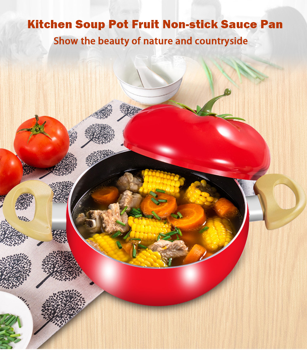 Kitchen Soup Pot Fruit Non-stick Sauce Pan