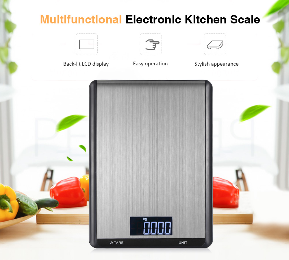 5000g / 1g Digital Multifunctional Electronic Kitchen Scale