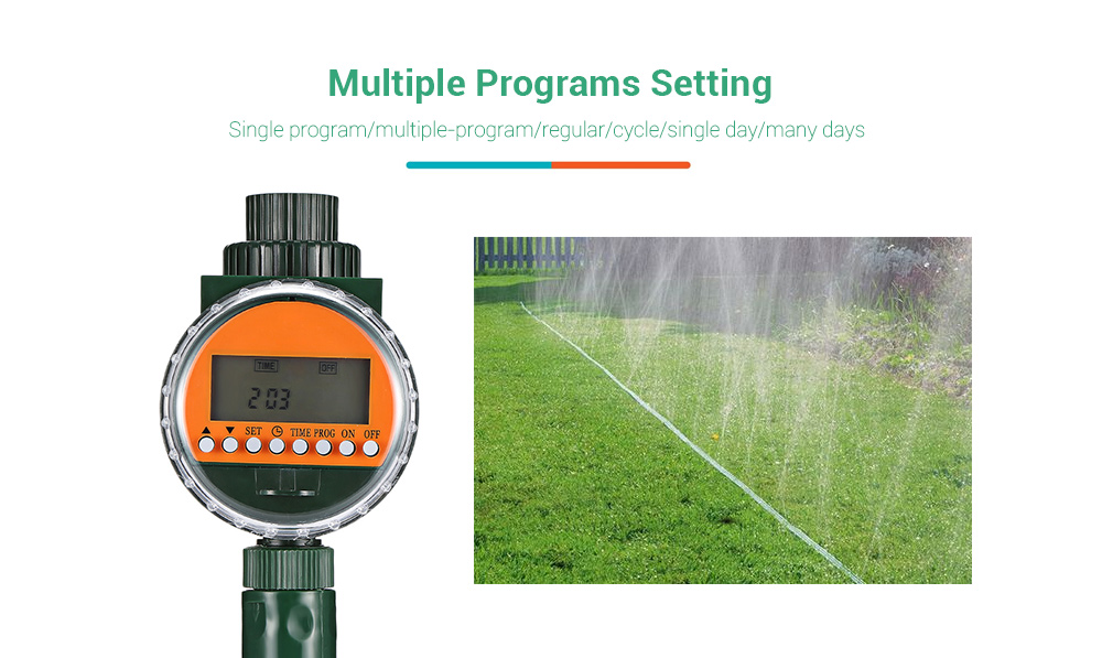 LED Automatic Intelligent Watering Timer Irrigation Controller with Rain Sensor