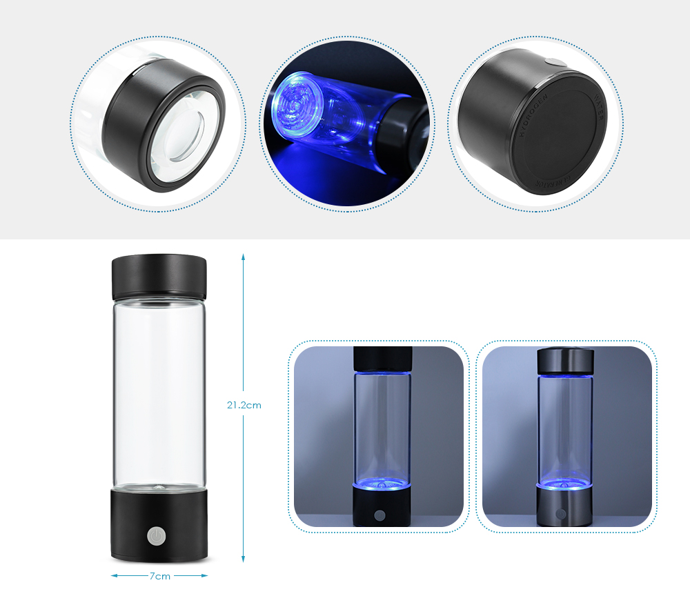 Portable High Concentration Negative Ions Rich Hydrogen Cup