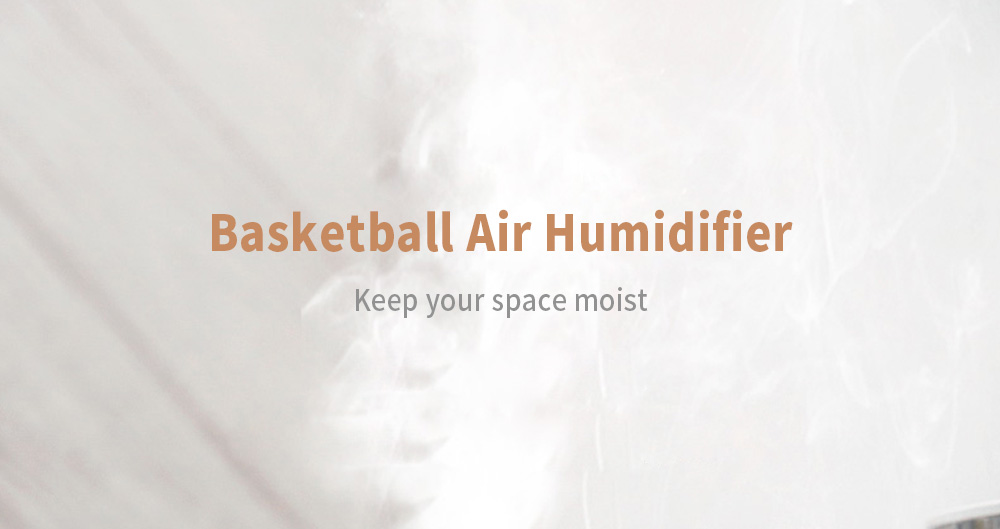Large Capacity Basketball Car Air Humidifier with LED Light