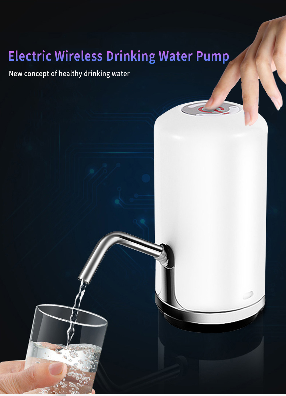 Electric Wireless Drinking Water Pump