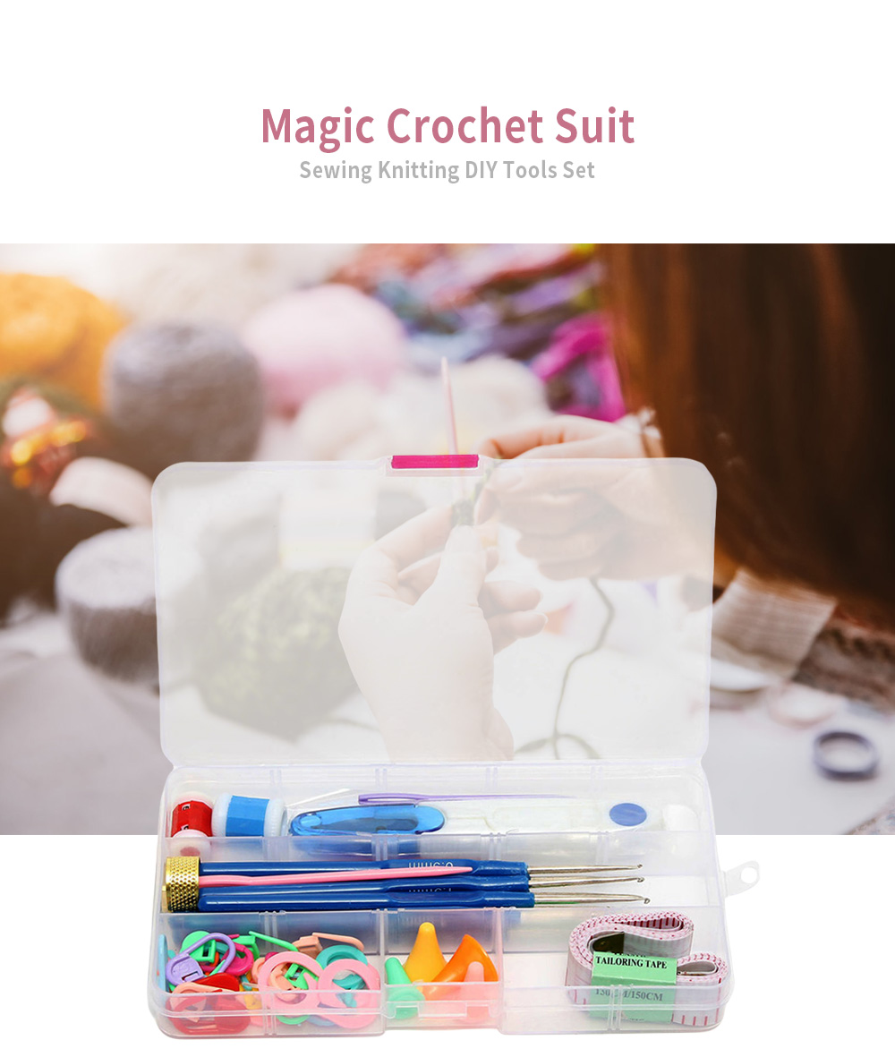 Magic Crochet Suit Sewing Knitting DIY Tools Set