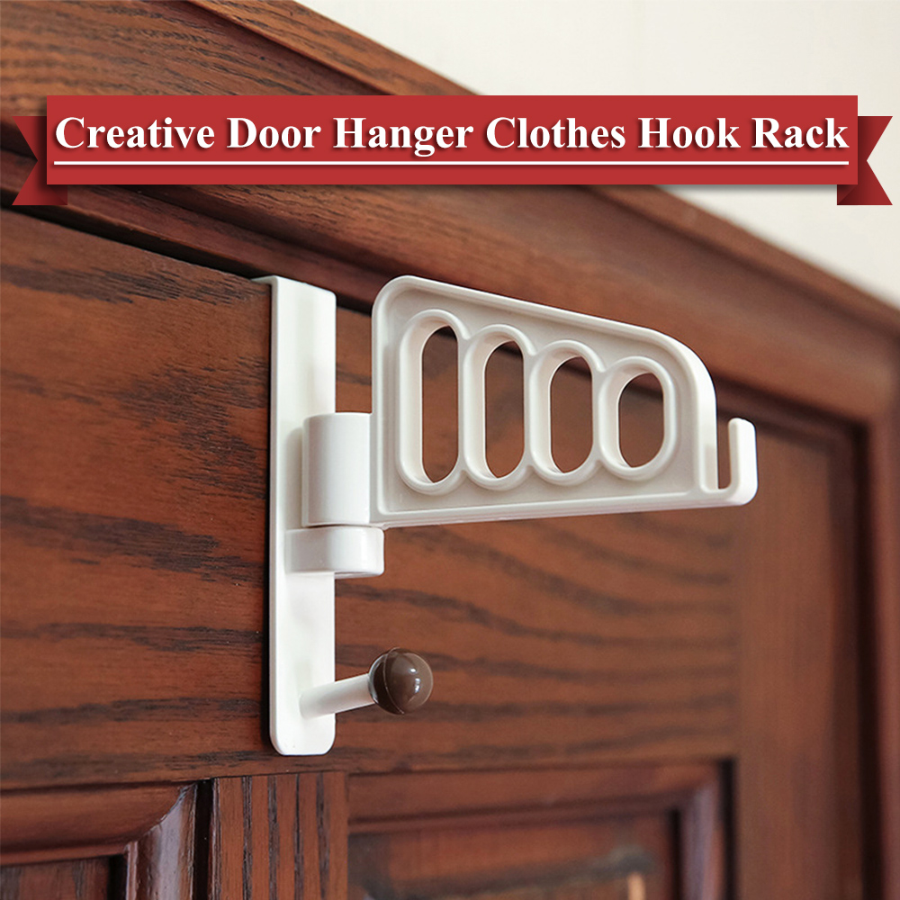 Creative Door Hanger Clothes Hook Rack Storage Holder