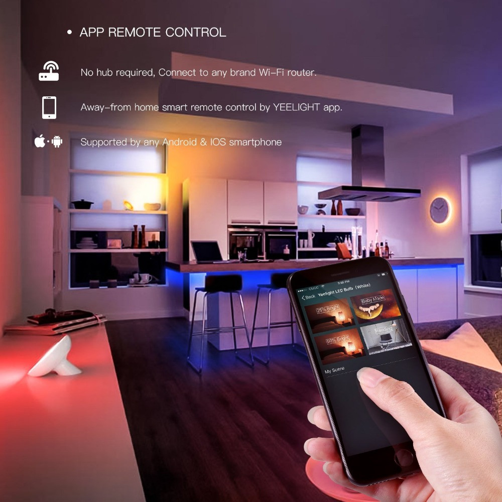 LED Smart Home WiFi APP Remote Control Strip Lightt for Xiaomi Yeelight YLDD04YL