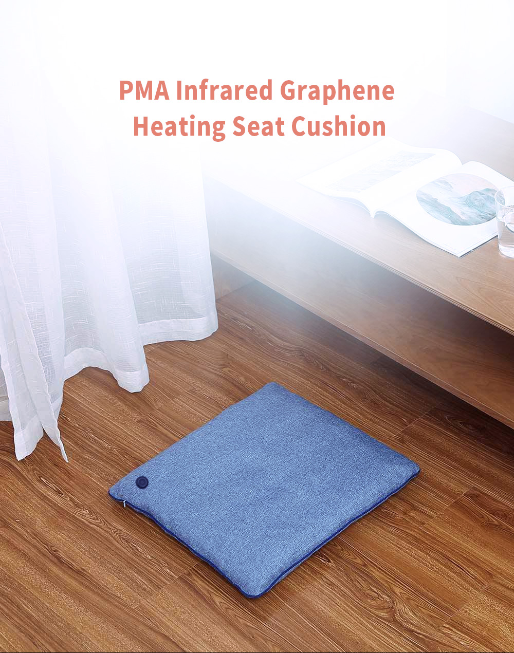 PMA Infrared Graphene Heating Pad Warm Seat Cushion