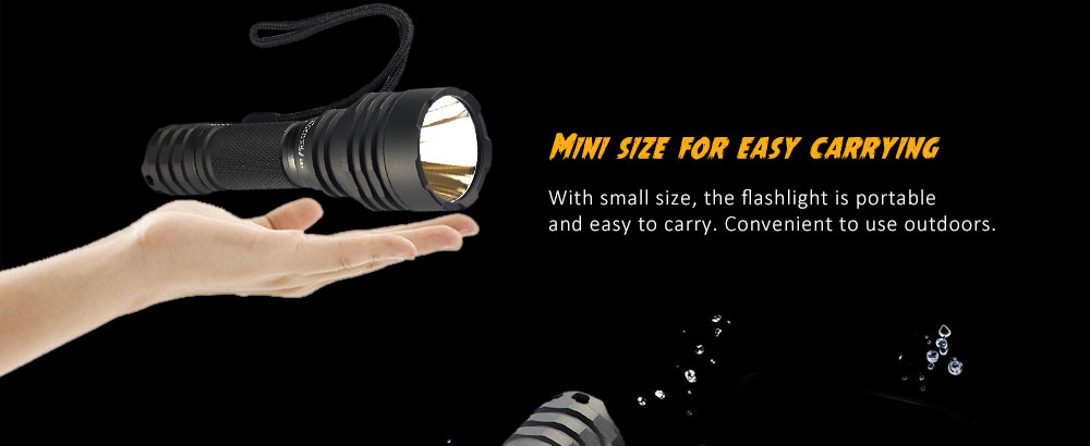 Convoy C8+ XPL HI Portable LED Flashlight for Outdoor Camping