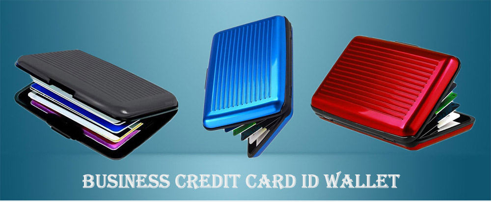 New Business Credit Card ID Wallet Mini Magnetic Waterproof